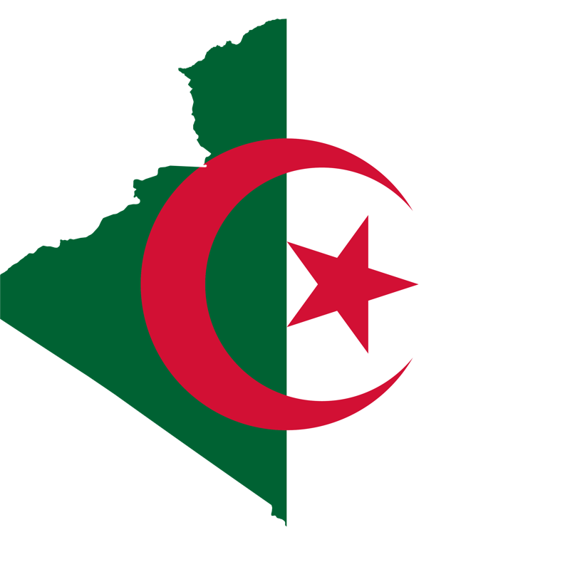 zemekoule Alžírsko