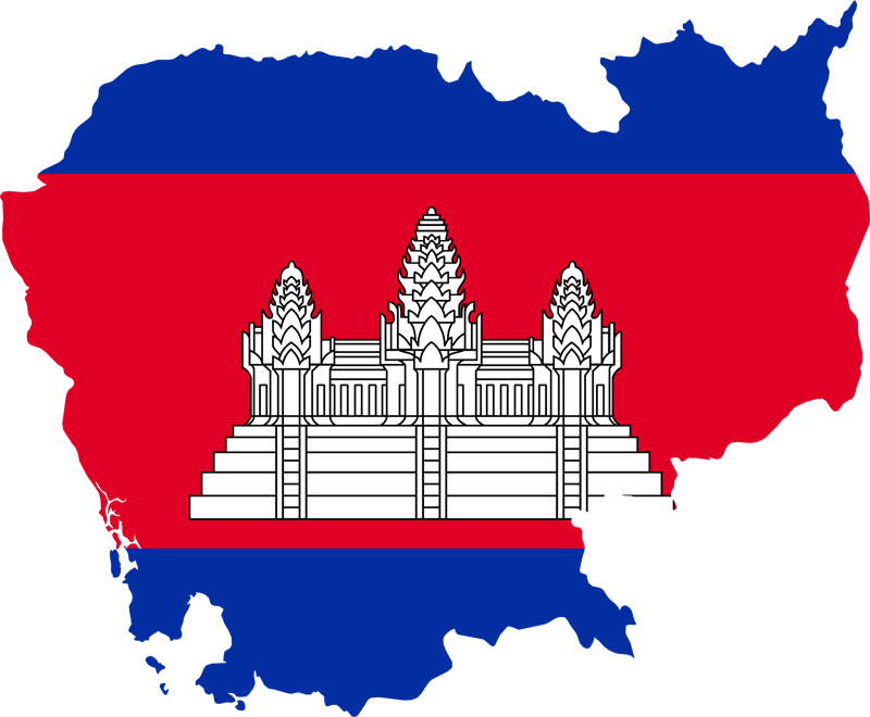 zemekoule Kambodža