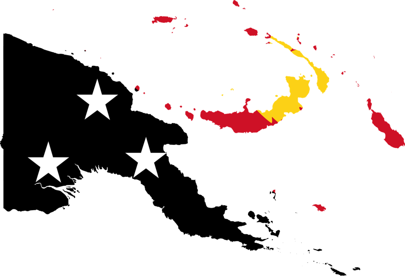 zemekoule Papua Nová Guinea