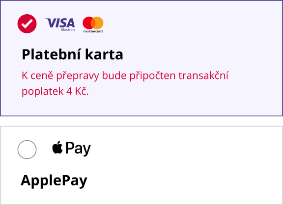 payment type screenshot
